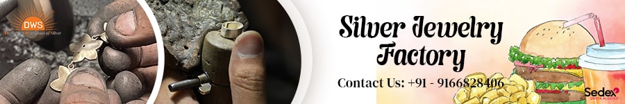 Silver Jewelry Factory in India